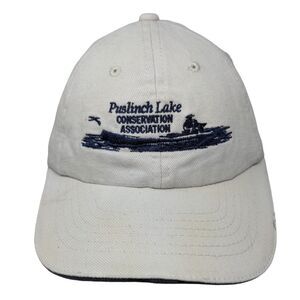Puslinch Lake Conservation Association Strapback Hat Cream One Size